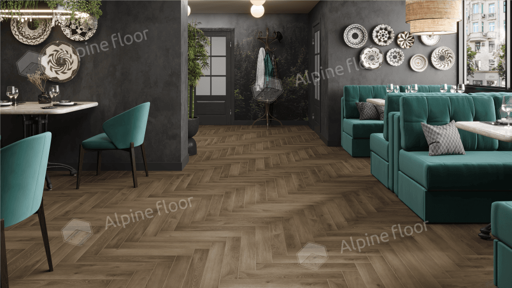 Купить в Москве ламинат Alpine Floor, коллекция Herringbone 8 Pro