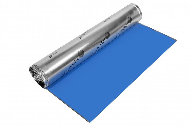 Подложка ALPINE FLOOR Silver Foil Blue EVA 10000*1000*1,5 мм